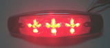 UP LED Light 15 Red LEDs/Clear Lens for Peterbilt Stainless Bezel #38304 Pair