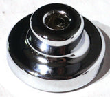 UP Washer Control Knob Chrome Aluminum w/ Blue Maltese Cross Sticker #23619