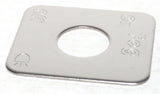 GG Switch Plate for Freightliner Fog Light On/Off Stainless Block Letters #68777