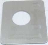 GG Switch Plate for Peterbilt Dump Valve On/ Off Stainless Steel #68484