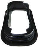 GG Rectangular Light Grommet Black PVC Open Back #80781 Pair