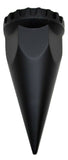 UP Lug Nut Covers 33mm Screw-On Super Spike Matte Black 4 3/4 Tall #10548-5 Pcs