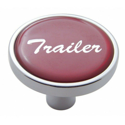 UP Air Brake Trailer Knob Pin Mount Red Glossy Sticker 1 1/8" Tall #23300