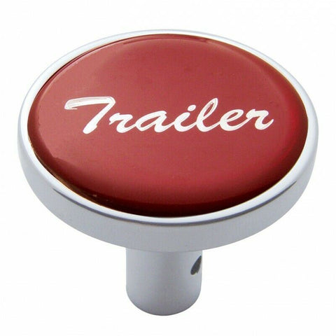 Air Brake Trailer Knob Pin Mount Red Glossy Sticker 1 1/2" Tall UP#23346