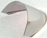 GG Light Visor for Semi Trucks With 2" Sealed Lights Stainless Steel #92487 Pair