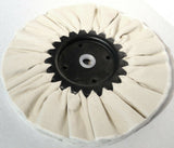 UP Treated Airway Buffing Wheel 16 Ply White 5/8" or 1/2" Arbor #90024 Each
