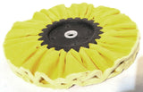 UP Treated Airway Buffing Wheel 16 Ply Yellow 5/8" or 1/2" Arbor #90021 Each