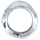 UP Light Bezel for 4" Round Light w/ Visor Chrome Plastic 5 3/4" OD. #10483 Pair