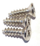 UP Light Bezel for 4" Round Light w/ Visor Chrome Plastic 5 3/4" OD. #10483 Pair