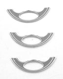 Gauge Emblem Trio for 2006 & up Peterbilt Stainless Etched W/Cutout #PB-2056
