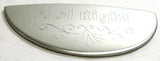 GG Gauge Emblem Peterbilt Fuel Level Right Stainless Steel Block Letters #68508
