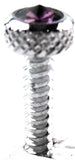 UP Dash Panel Screws for Freightliner Purple Jewel Chrome 1 3/16 #23842 Set of 2