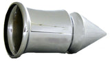 Lug Nut Covers 33mm Screw-On w/Flange V-Spike Plastic 4 3/8" UP#10553 Set of 10