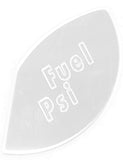 GG Gauge Emblem for Peterbilt Fuel PSI Stainless Steel Block Letters #68432