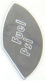 GG Gauge Emblem for Peterbilt Fuel PSI Stainless Steel Block Letters #68432