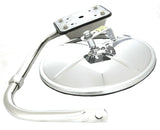GG Convex Mirror Assembly Hood Mount 8" Stainless Steel Center Mount #33392 Each