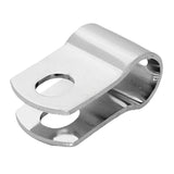 GG Pedestal Light Replacement U-Shaped Mirror Arm Clamp Stainless #33363 Each