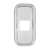 UP Shift Floor Shifter Plate Cover Stainless for Peterbilt Square Hole #21733