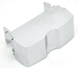 Switch insert 2 hole blank chrome plastic Freightliner Cascadia 2008 & up dash