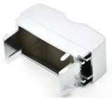 Switch insert 2 hole blank chrome plastic Freightliner Cascadia 2008 & up dash