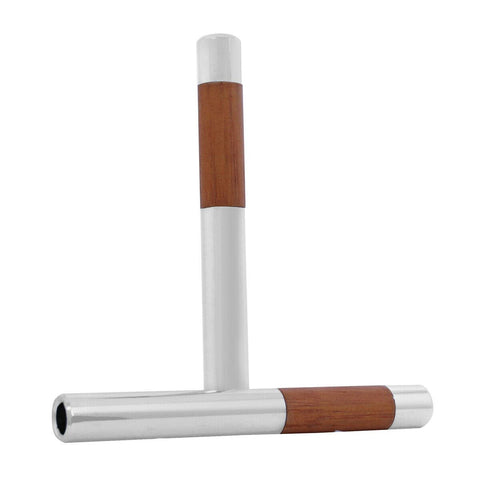 GG Door Lock Knobs Screw On for Pre 1995 Walnut & Chrome 3/16" I.D. #93311 Pair