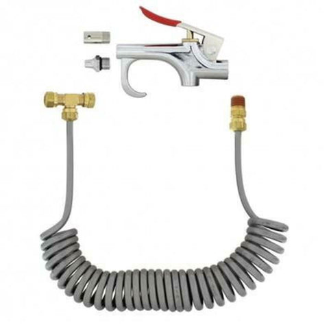 UP Blow Gun Kit with Brass T Compression Fitting 10 Foot 1/4" I.D. Hose #89998