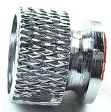 UP Bolt Heads for Peterbilt Kenworth Indented Top Chrome #23906 Set of 4