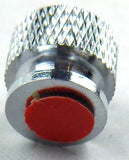 UP Bolt Heads for Peterbilt Kenworth Indented Top Chrome #23906 Set of 4