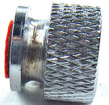 UP Bolt Heads for Peterbilt Kenworth Indented Top Chrome #23906 Set of 4