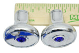 HTS Air Brake Knobs Deluxe Screw-On Tractor/Trailer Blue Jewel 3543-B, 3544-B