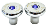 HTS Air Brake Knobs Deluxe Screw-On Tractor/Trailer Blue Jewel 3543-B, 3544-B