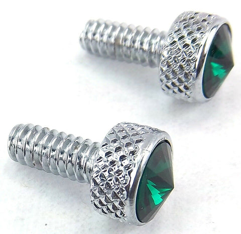 Dash Panel Screws for Peterbilt Green Jewel Chrome 3/4" Tall UP#23834, 2 Pack