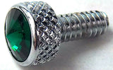 Dash Panel Screws for Peterbilt Green Jewel Chrome 3/4" Tall UP#23834, 2 Pack