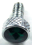 Dash Panel Screws for Peterbilt Green Jewel Chrome 3/4" Tall UP#23834, 2 Pack