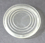 GG Dome Light Lens for Cab or Sleeper Peterbilt 2006+ Clear 1-9/16" #68972 Each