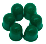 Incandescent Bulb Cover for 194 Bulb Green Silicone Small GG#81272 Set of 6