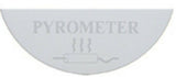 UP Gauge Emblem for Freightliner Pyrometer Pyro Large Stainless Etched #48098