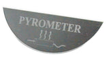 UP Gauge Emblem for Freightliner Pyrometer Pyro Large Stainless Etched #48098