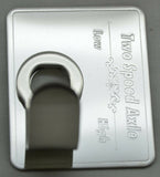 Switch Guard for Kenworth Two Speed Axle Stainless Steel Block Letters GG#68614