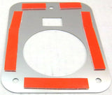 Dome light trim sleeper stainless steel round 359 379 Peterbilt interior 77-2004