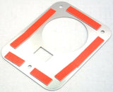 Dome light trim sleeper stainless steel round 359 379 Peterbilt interior 77-2004