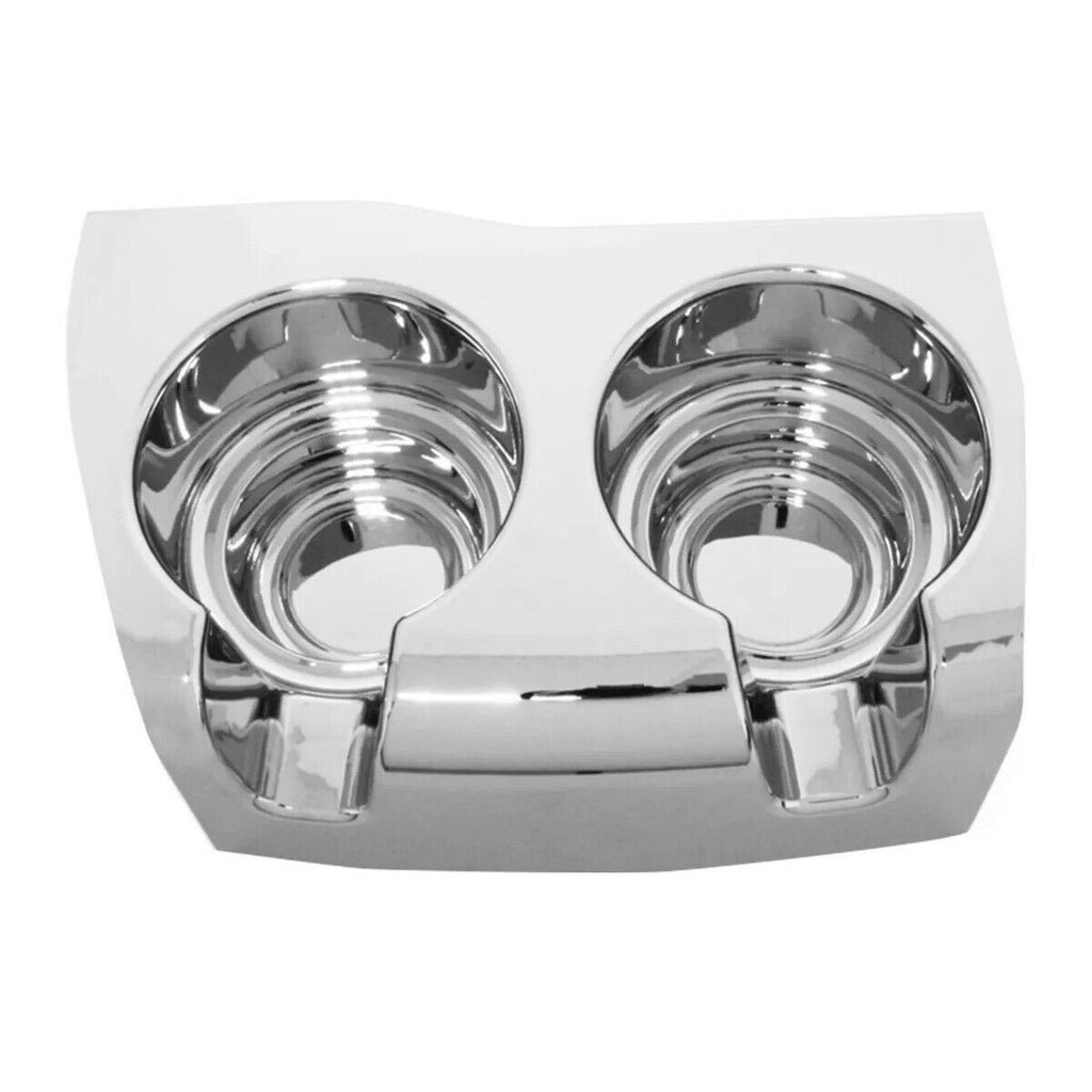 cup holder 2 cup chrome console top for 2006 & up Kenworth W900 T800 T660 C500