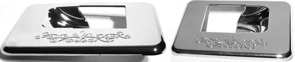 Drivers & Passengers Door Handle Trims, Kenworth 2002 Scroll Design GG#52001-02