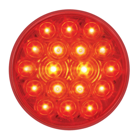 Rear Stop Tail Turn 18 LED Light Red with Red Lens 4", 7/8" Thick GG#76452 Each
