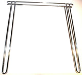 Anti Sail Bracket Mud Flap 18" x 18" Chrome Steel 5/16" O.D. GG#30511 Each