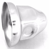 Lug Nut Covers 1 1/2" Push-On Bullet Chrome Steel 2 1/4" Tall UP#10006 Set of 60