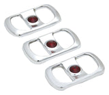 Rocker Switch Covers for Freightliner Red Jewel Plastic UP#42054 Set of 3