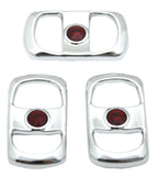 Rocker Switch Covers for Freightliner Red Jewel Plastic UP#42054 Set of 3