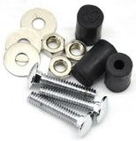 Rear Bottom Mud Flap Plate/Weight Hardware Chrome 3 Hole GG#30160-PKG of 3 Bolts