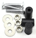 Rear Bottom Mud Flap Plate/Weight Hardware Chrome 3 Hole GG#30160-PKG of 3 Bolts